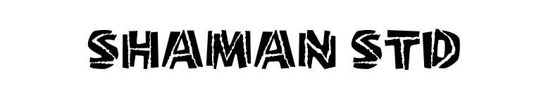 Shaman Std font preview