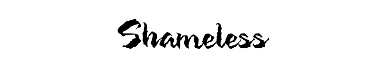 Shameless font preview