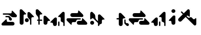 Shamen Remix font preview