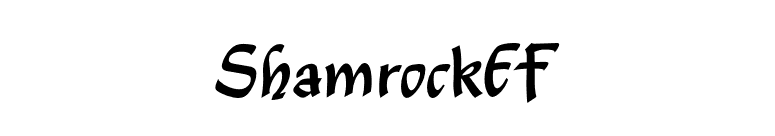 ShamrockEF font preview