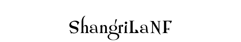 ShangriLaNF font preview
