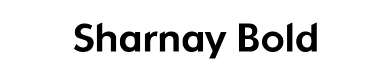 Sharnay Bold font preview