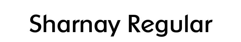 Sharnay Regular font preview