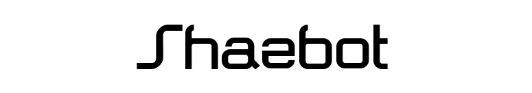 Shazbot font preview