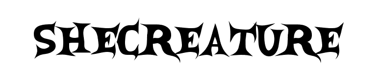 SheCreature font preview