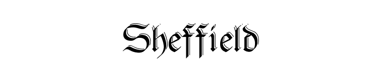 Sheffield font preview