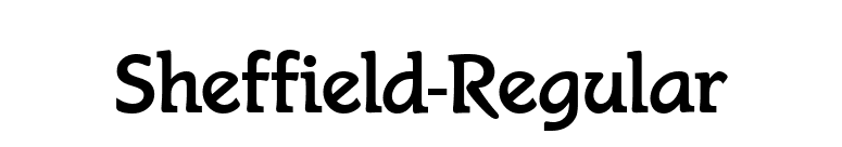 Sheffield-Regular font preview