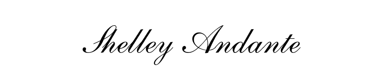 Shelley Andante font preview