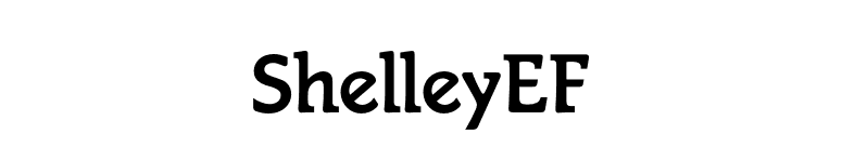 ShelleyEF font preview