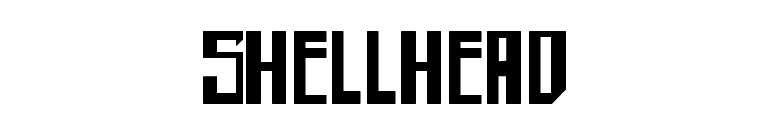 shellhead font preview