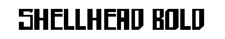 shellhead Bold font preview