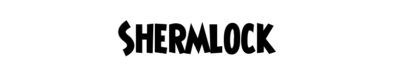 Shermlock font preview