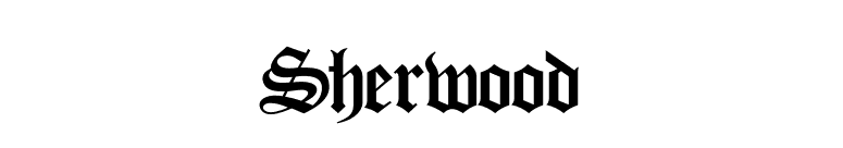 Sherwood font preview