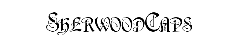 SherwoodCaps font preview