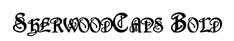 SherwoodCaps Bold font preview