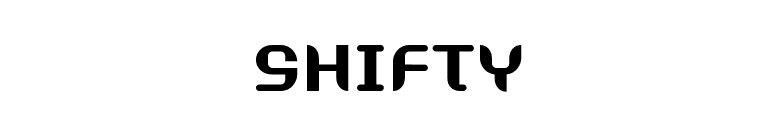 Shifty font preview