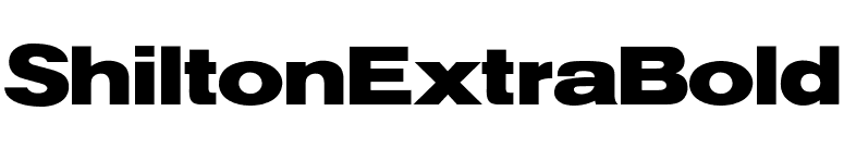 ShiltonExtraBold font preview