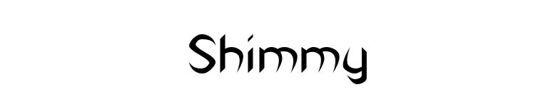 Shimmy font preview