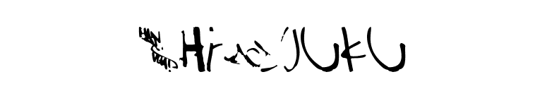 Shinjuku font preview
