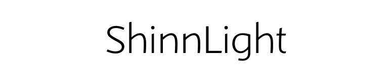 ShinnLight font preview