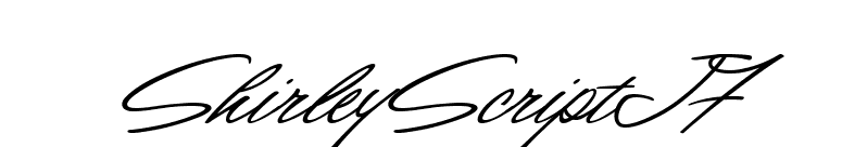 ShirleyScriptJF font preview