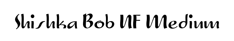 Shishka Bob NF Medium font preview