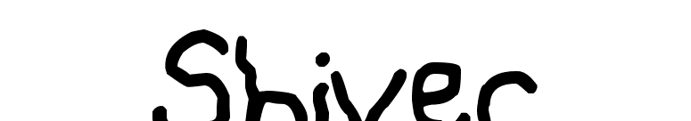 Shiver
 font preview