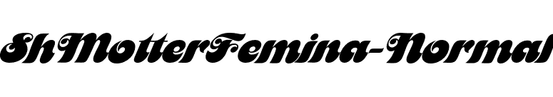 ShMotterFemina-Normal font preview