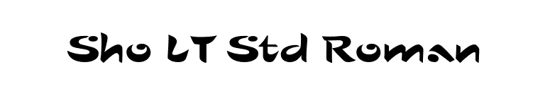 Sho LT Std Roman font preview