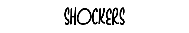 Shockers
 font preview
