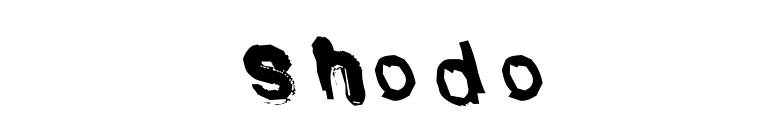 Shodo font preview