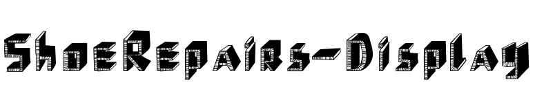 ShoeRepairs-Display font preview