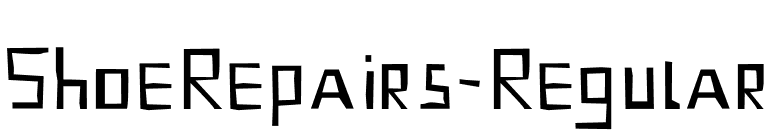 ShoeRepairs-Regular font preview