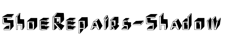 ShoeRepairs-Shadow font preview