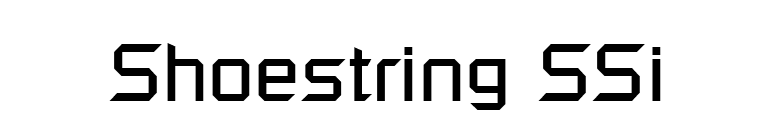 Shoestring SSi font preview