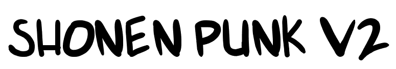 shonen punk v2 font preview
