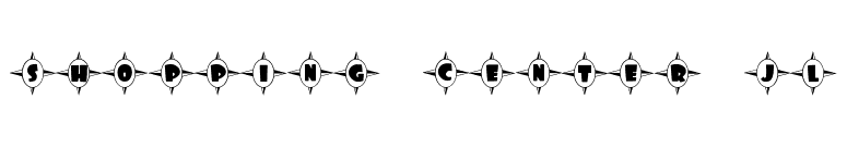 Shopping Center JL font preview