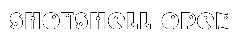 ShotShell Open font preview