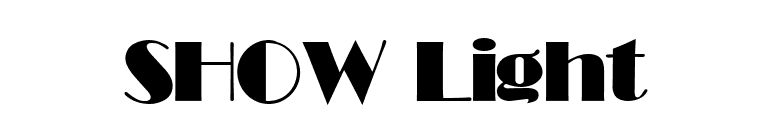 SHOW Light font preview