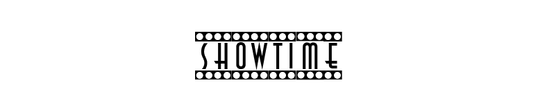 Showtime font preview