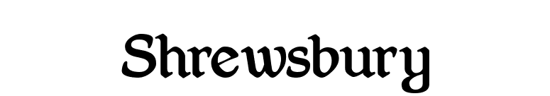 Shrewsbury font preview