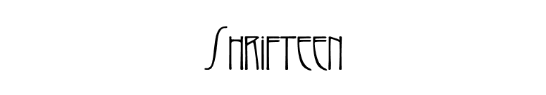 Shrifteen font preview