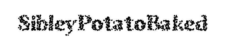 SibleyPotatoBaked font preview