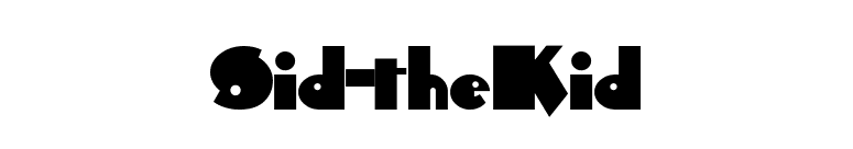 Sid-theKid font preview