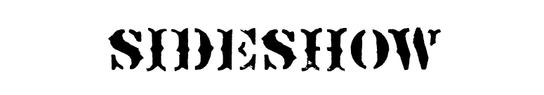Sideshow font preview