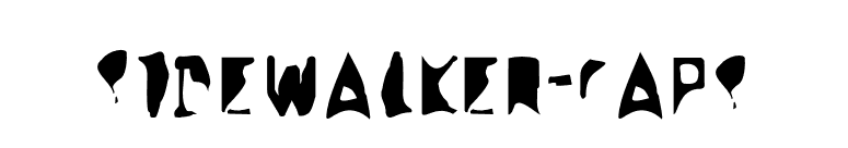 Sidewalker-Caps font preview
