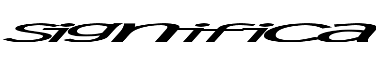 Significa font preview