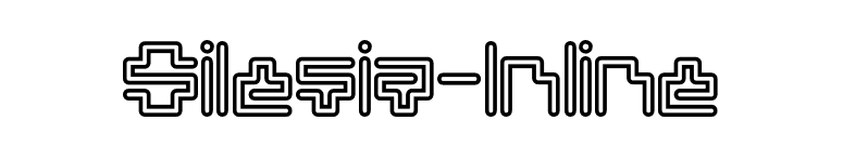Silesia-Inline font preview