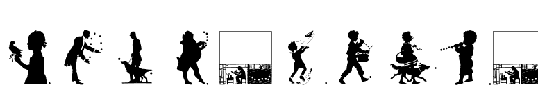 SilhousTwo font preview
