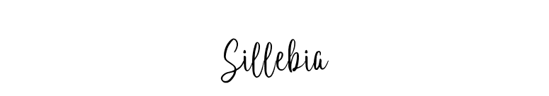 Sillebia font preview